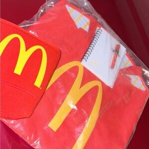 McDonald's Red and Yellow Tote Bag Set